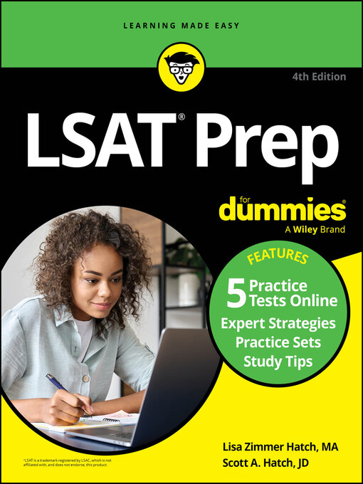 Title details for LSAT Prep For Dummies (+5 Practice Tests Online) by Lisa Zimmer Hatch - Available